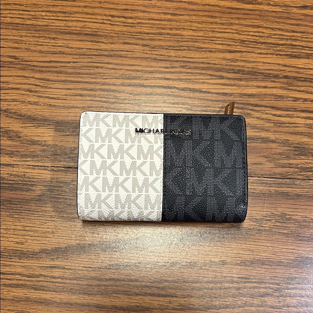 Michael Kors Two-Tone Logo Wallet